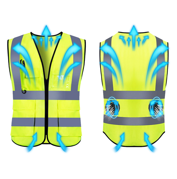 AC-507 Reflective safety Fan vest – Electrocn